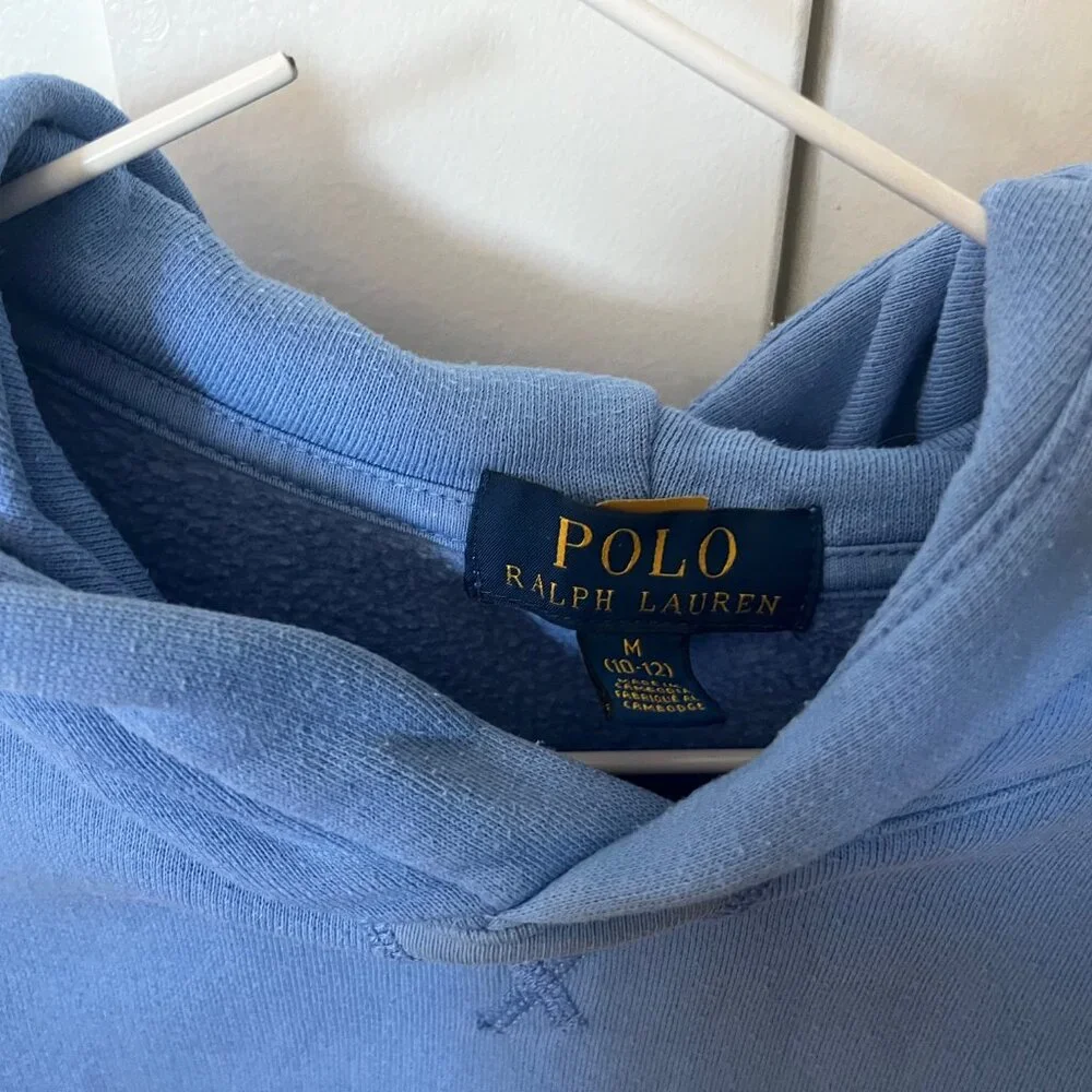 Polo Ralph Lauren Big Boys  Long-Sleeve Fleece Hoodie - Age 10-12 Medium - Picture 3 of 7
